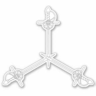 SCA Orde van Defensie Custom-Cut Vinyl Sticker