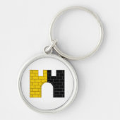 SCA Ponte Alto Kleine (1,44") ronde Sleutelhanger (Voorkant)