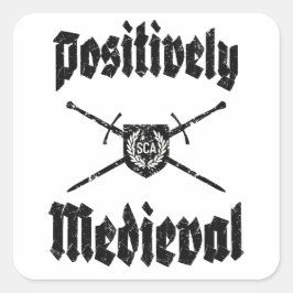 SCA positief middeleeuwse Sticker