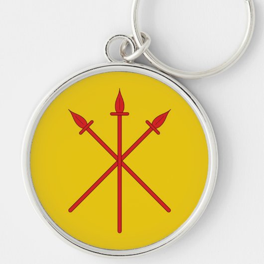 SCA Red Spears Sleutelhanger (Voorkant)