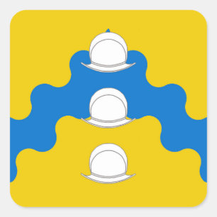 SCA Rio de las Animas Populace Badge Vierkante Sticker