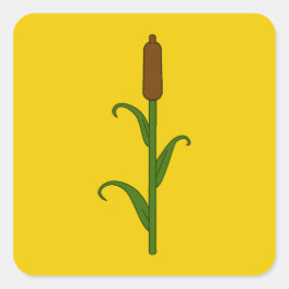 SCA Rokeclif Populace Badge Vierkante Sticker