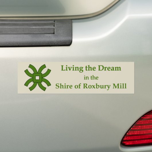 SCA Roxbury Mill Bumper Sticker (En voiture)