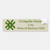 SCA Roxbury Mill Bumper Sticker (Devant)