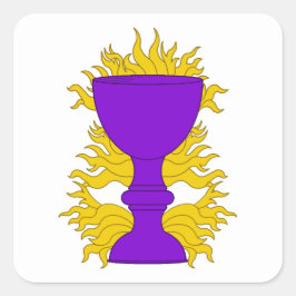 SCA Saint Bunstable Populaire badge Vierkante Sticker