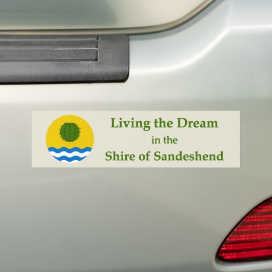 SCA Sandeshend Bumper Sticker (Op auto)