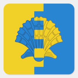 SCA Seawinds Populace Badge Vierkante Sticker