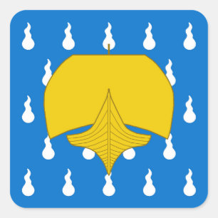 SCA Stormhold Populace Badge Vierkante Sticker