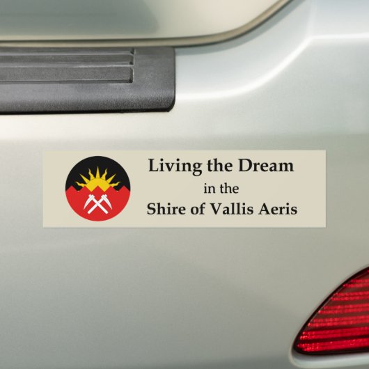 SCA Vallis Aeris Bumper Sticker (En voiture)