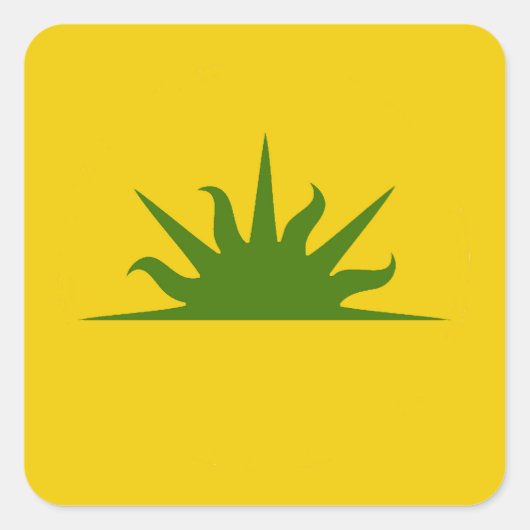 SCA West Kingdom Populace Badge Sticker (Voorkant)