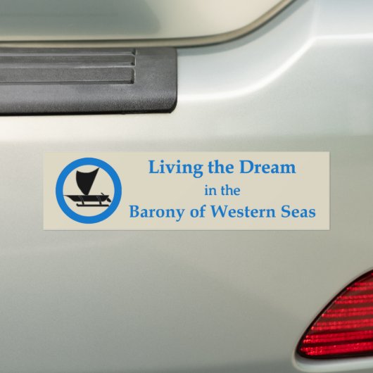 SCA Western Seas Bumper Sticker (En voiture)