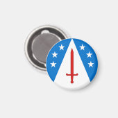 SCA White Mountain Magneet (Voorkant / Achterkant)