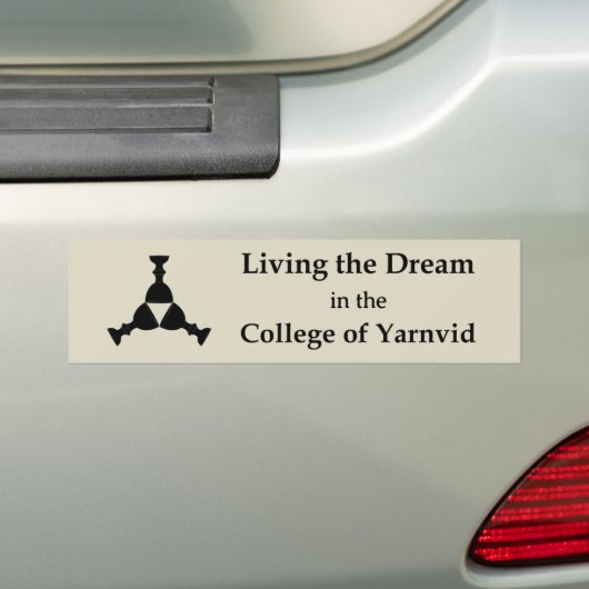 SCA Yarnvid bumpersticker (Op auto)