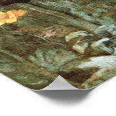 Scabiosa Ranunculus Van Gogh Fine Art Poster (Hoek)