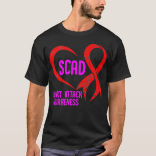 SCAD Heart Attack Survivor Pride Warrior Awareness T-shirt