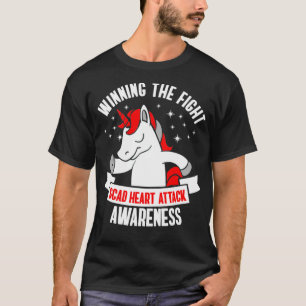 SCAD Heart Attack Survivor Safety US Warrior Aware T-shirt