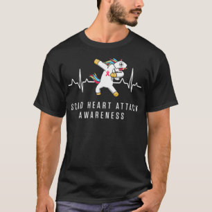 SCAD Heart Attack Survivor Unicorn Beat Warrior AW T-shirt