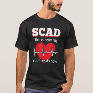 Scad zo slaat mijn hart nu hartslag terug t-shirt