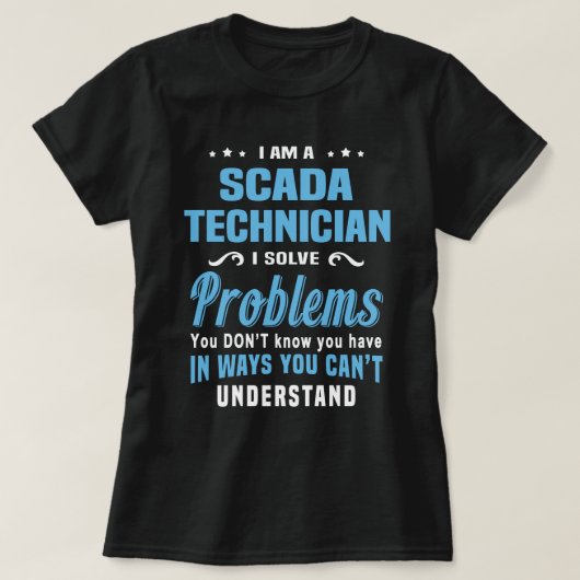 SCADA-technicus T-shirt (Design voorkant)