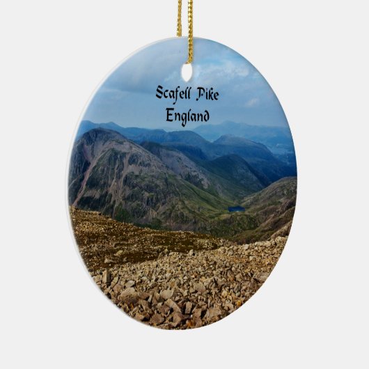 Scafell Pike, Engeland Keramisch Ornament (Rechts)
