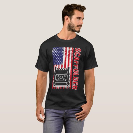 Scaffolder Mentoring Scaffold Builder Scaffolding T-shirt (Voorkant volledig)