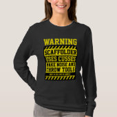 Scaffolder Tools Scaffolding Builder-draagtas T-shirt (Voorkant)