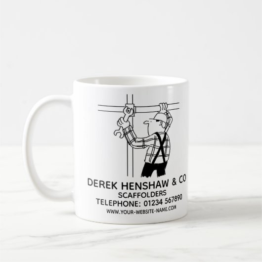 Scaffolders & Scaffoling Mok promotiecabee (Links)