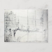 Scaffolding buiten Craig's House Briefkaart (Voorkant)