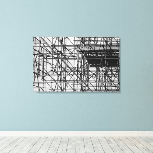 Scaffolding Canvas Afdruk (Insitu (Houten vloer))