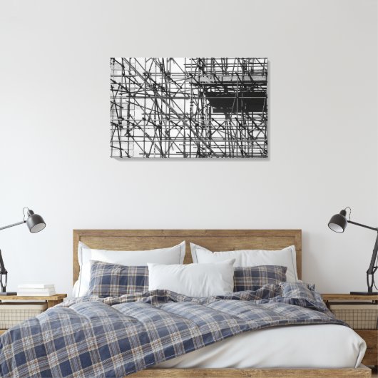 Scaffolding Canvas Afdruk (Insitu (Slaapkamer))