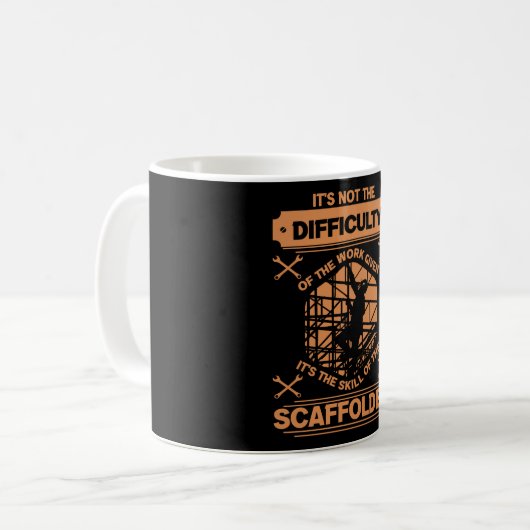 Scaffolding Construction Scaffolder Scaffold Koffiemok (Voorkant links)