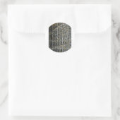 Scaffolding Ronde Sticker (Tas)