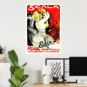 Scala Enfin Seuls ~ Advertisement Poster (Thuiskantoor)