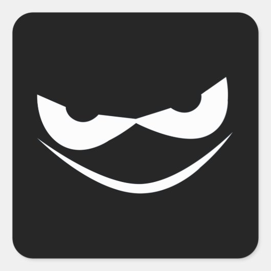 Scale pompoenen vierkante sticker (Voorkant)