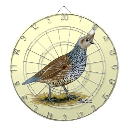 Scaled Quail Dartbord (Voorkant)