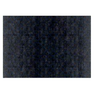 SCALES2 ZWARTE MARBLE & BLUE GRUNGE SNIJPLANK