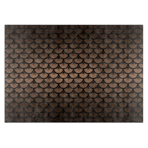 SCALES3 ZWARTE MARBLE & BRONZE METAL (R) SNIJPLANK