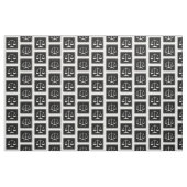 Scales blanches noires de la justice | Tissu de ca (Fat Quarter)