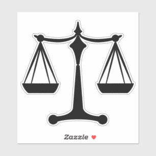 Scales de justice - Sticker Classi de droit
