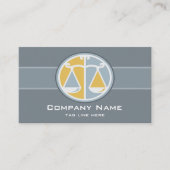Scales of Justice Attorney Visitekaartje (Voorkant)