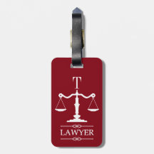 Scales of Justice Lawyer Bagagelabel