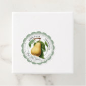 Scallop Elegant Pear PReserves Gift Label Bleek Gr (In situ)