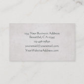  Scallop en Sand Dollar Visitekaartje (Achterkant)