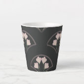 "Scallop Garden" Latte Mok (Voorkant)