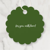 Scallop Gnome Gift Label (Achterkant)