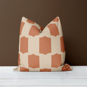 Scallop Grid Klei & Stof Kussen