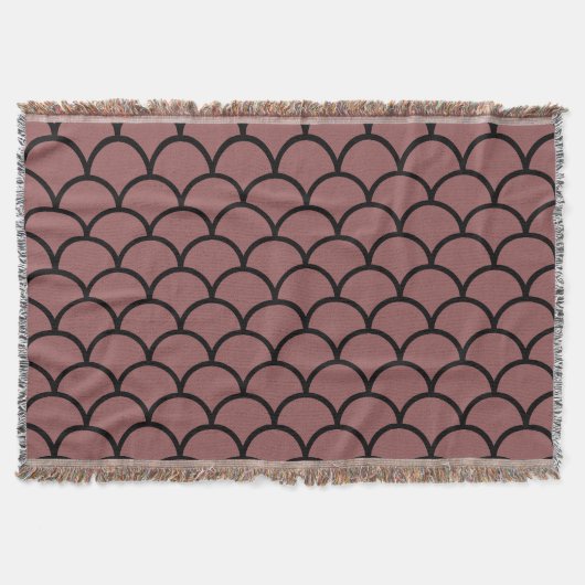 Scallop Pattern Throw Blanket Deken (Voorkant)