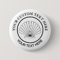 Scallop Seashell Custom Logo