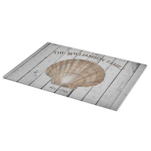  Scallop Shell Cutting Board Snijplank (Hoek)