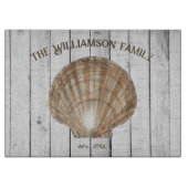  Scallop Shell Cutting Board Snijplank (Voorkant)